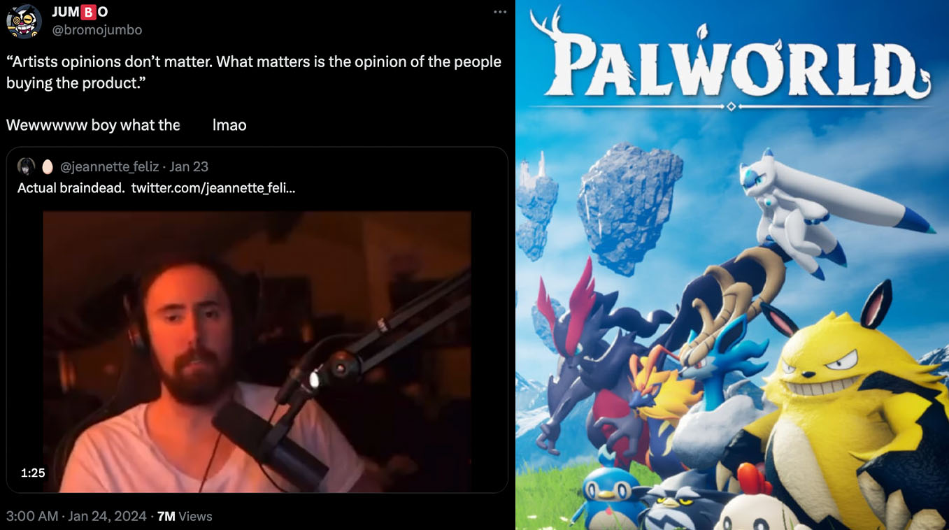 Asmongold "Artist's Opinions Don't Matter" Meme Template