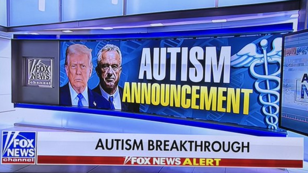 Autism Announcement / Tylenol Causes Autism Press Conference Meme Template