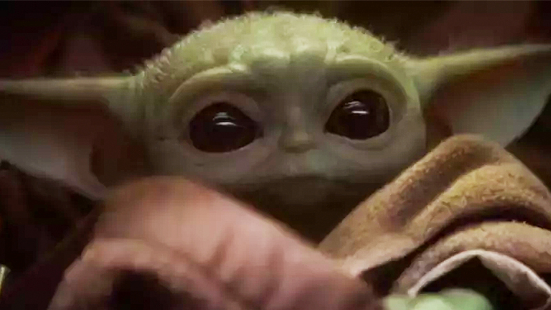 Baby Yoda / Grogu Meme Template