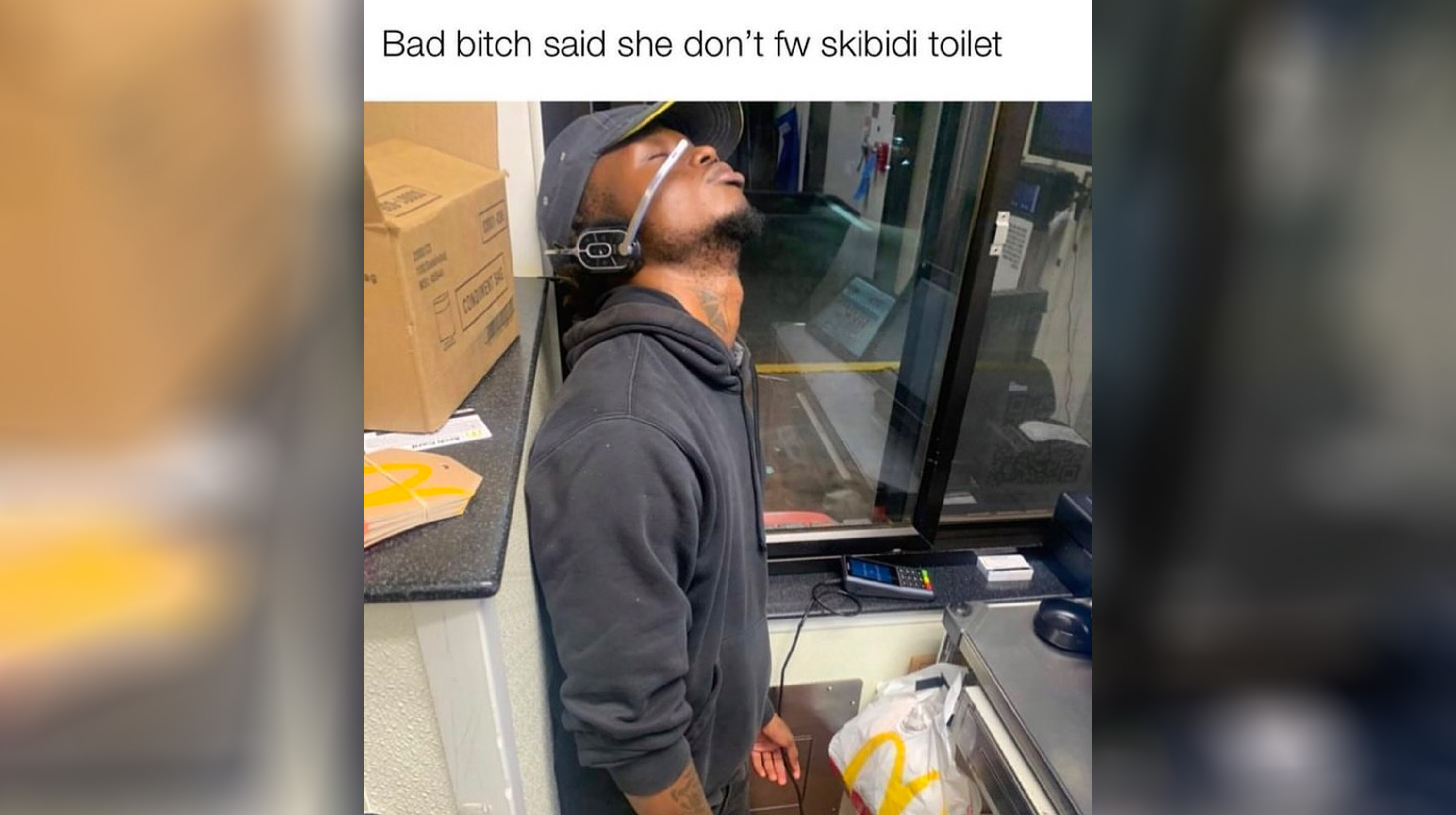 Bad Bitch Said She Don't Fw Skibidi Toilet Meme Template