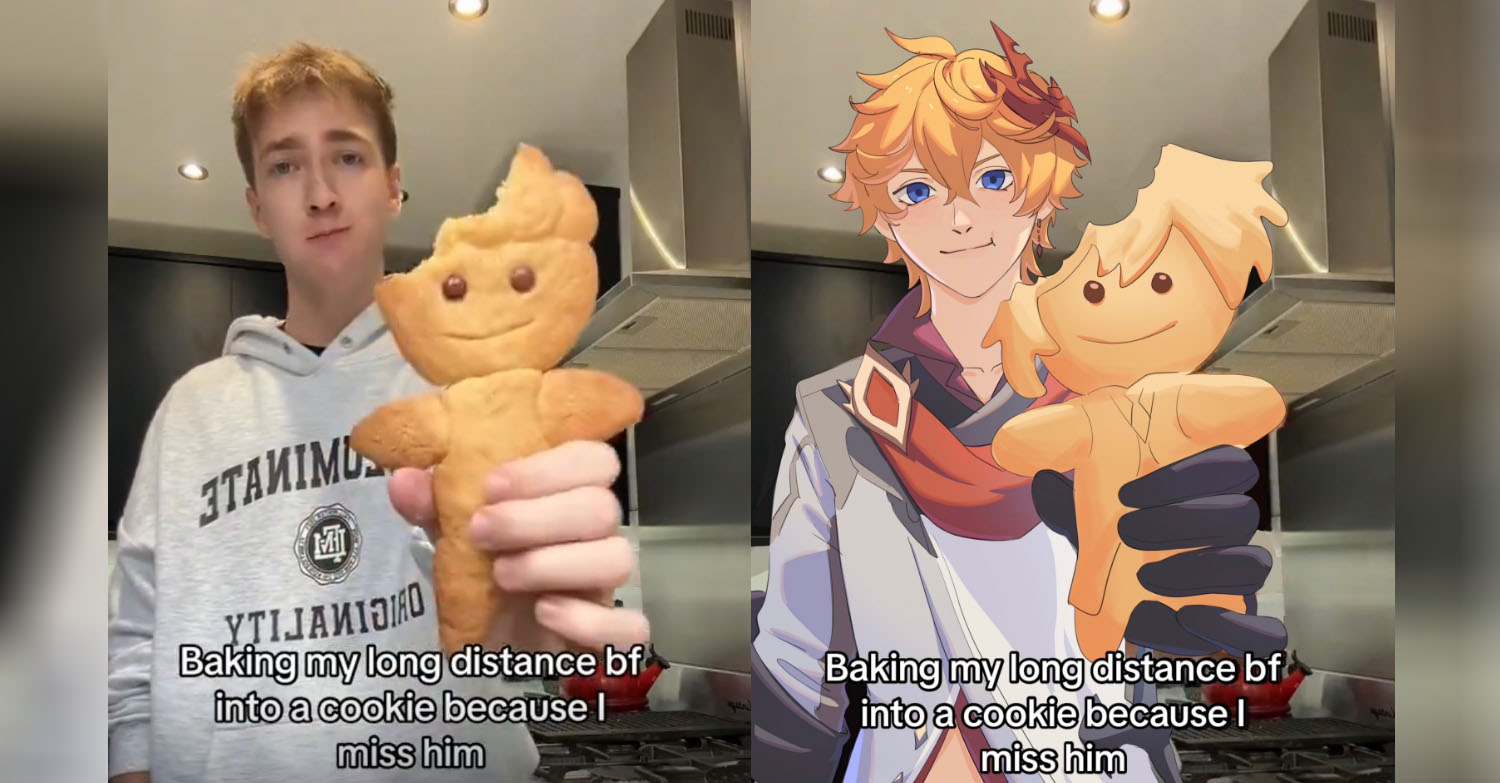 Baking My Long Distance BF Into a Cookie Because I Miss Him Meme Template