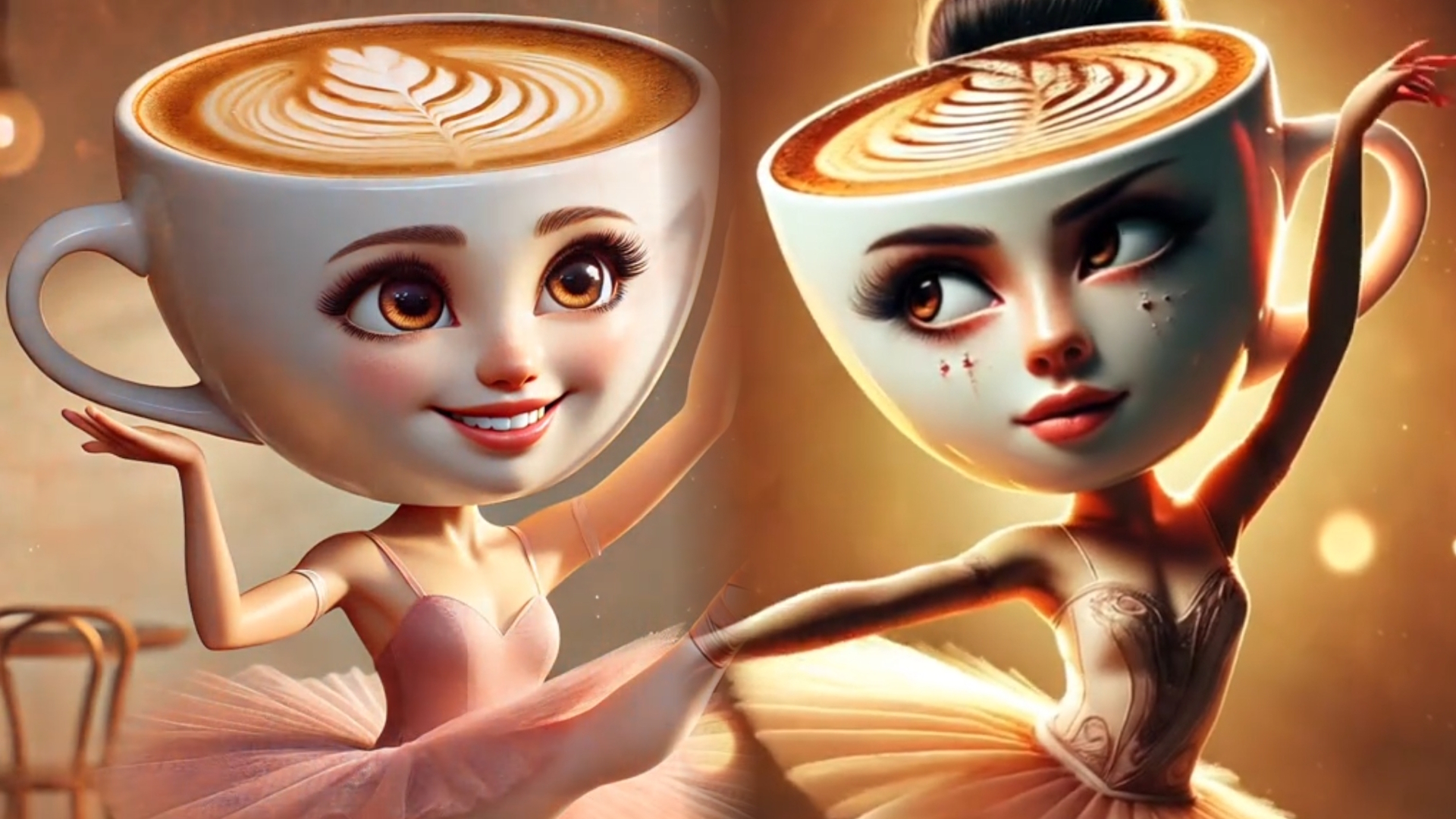 Ballerina Cappuccina (Italian Brainrot) Meme Template