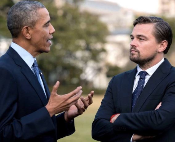 Barack Obama In Conversation With Leonardo DiCaprio