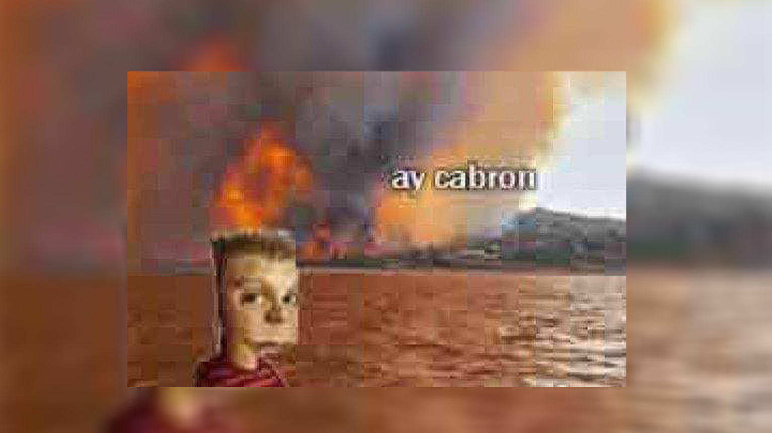 Bart Ay Cabron Meme Template