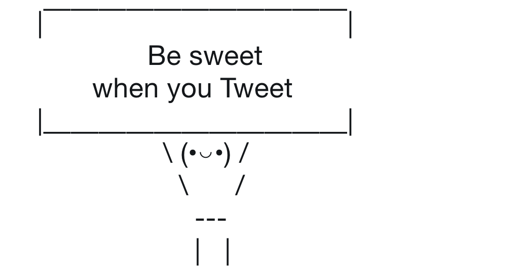 Be Sweet When You Tweet Meme Template