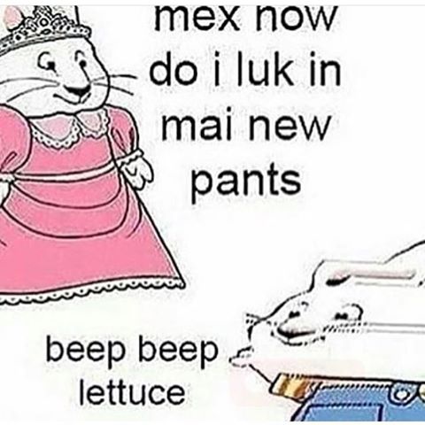Beep Beep Lettuce Meme Template