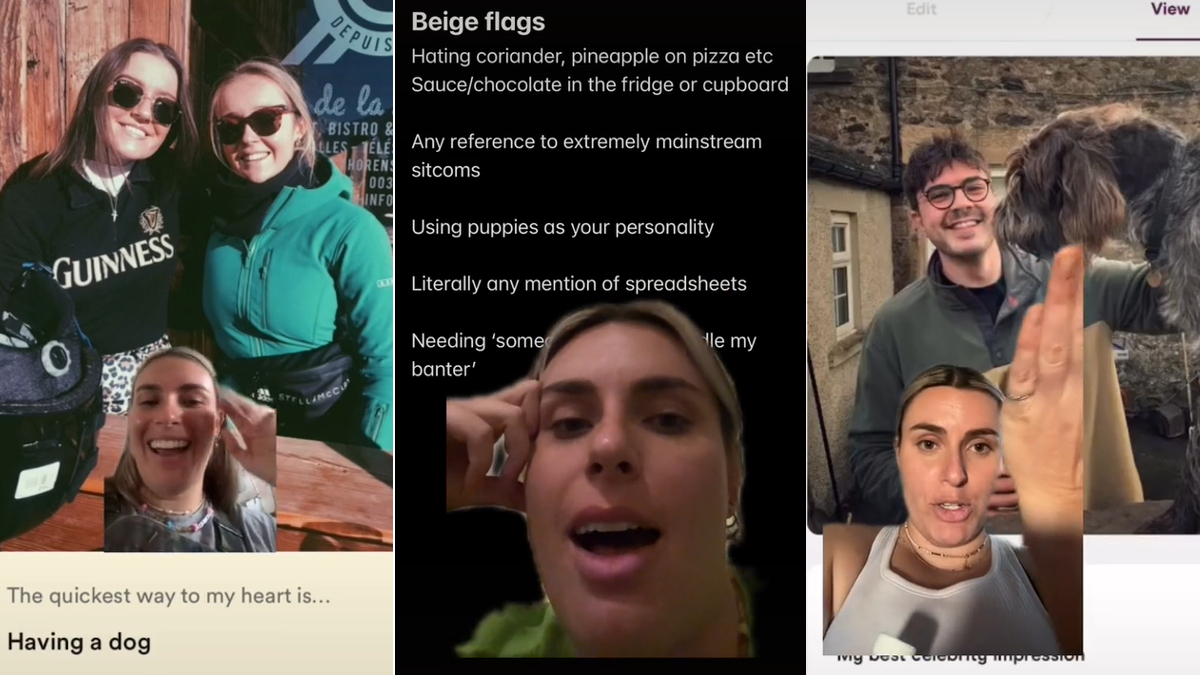 Beige Flag Meme Template