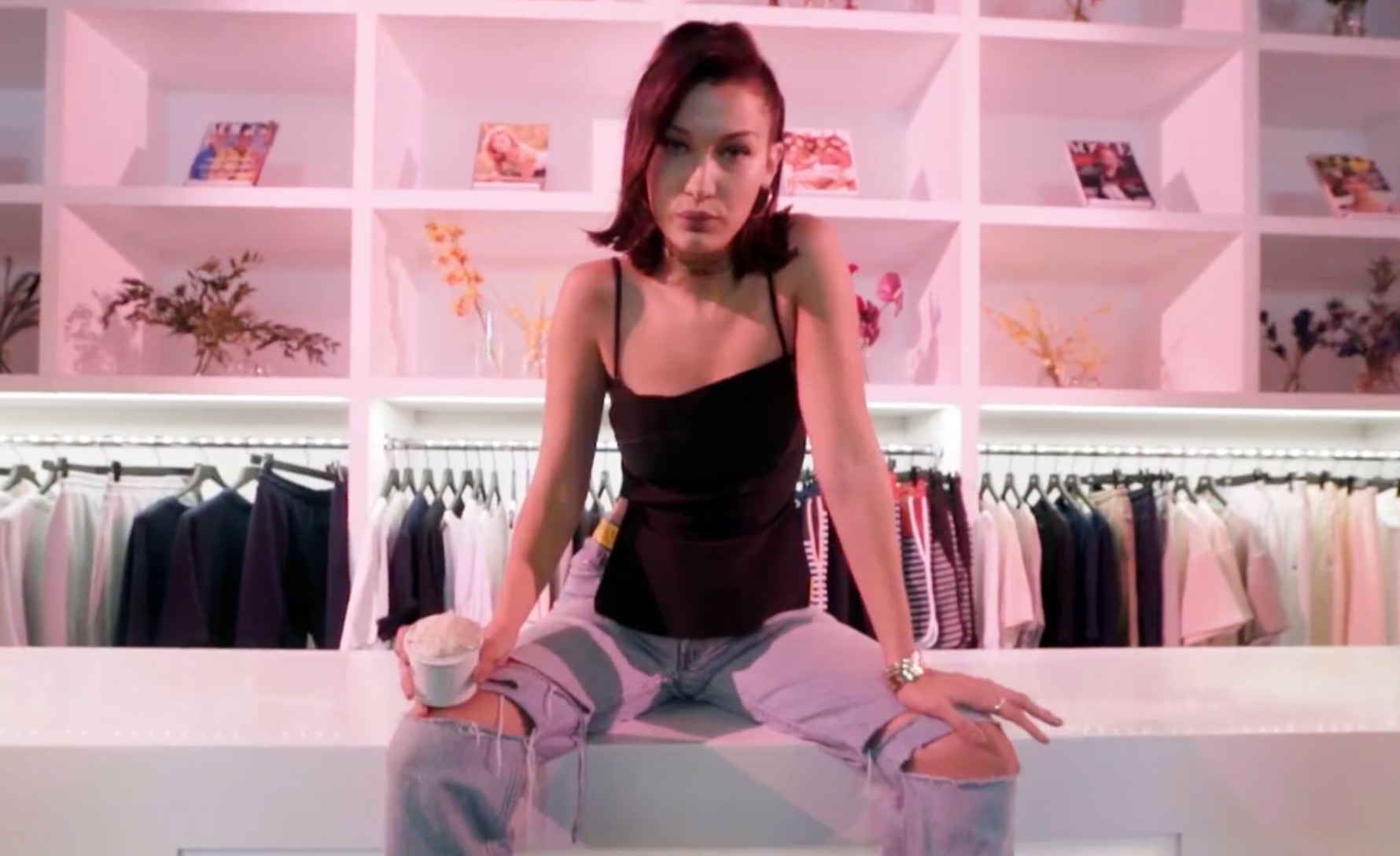 Bella Hadid's Sneaker Interview