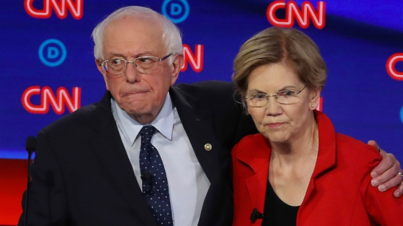 Bernie Sanders and Elizabeth Warren Female Electability Controversy