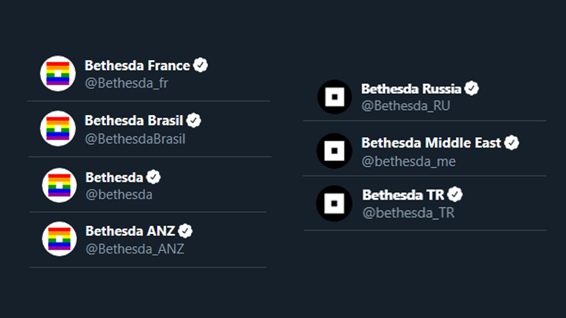 Bethesda Pride Month Logos Meme Template