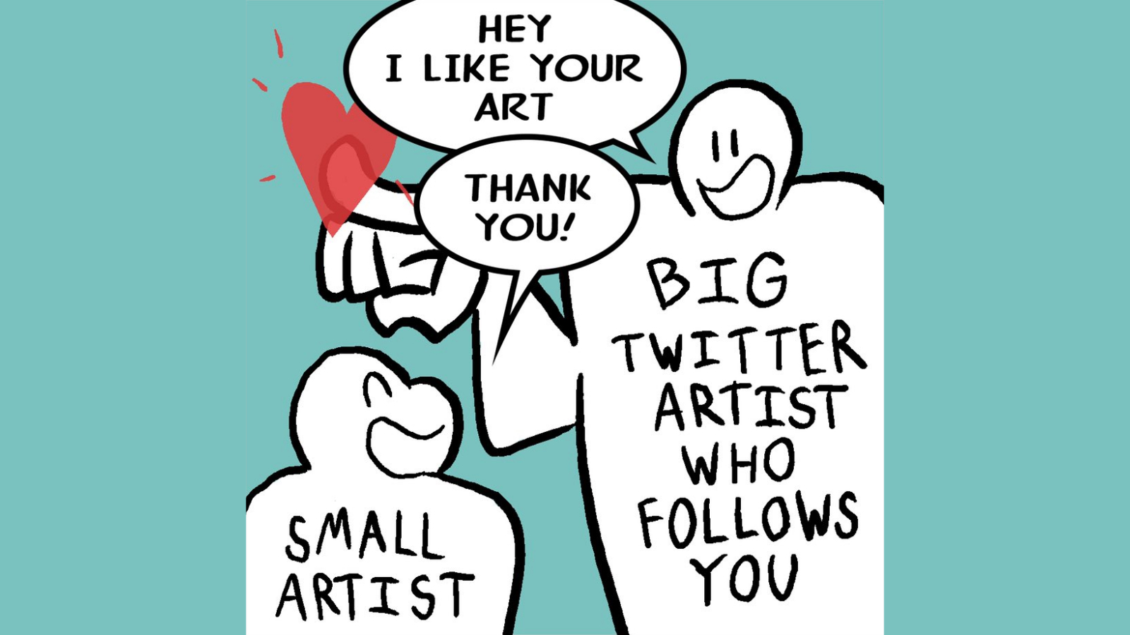 Big Twitter Artist Meme Template