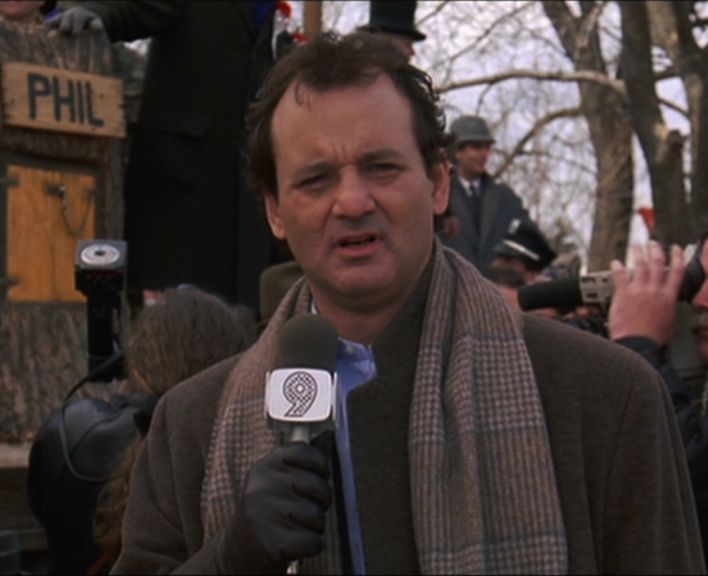 Bill Murray Groundhog Day Meme Template