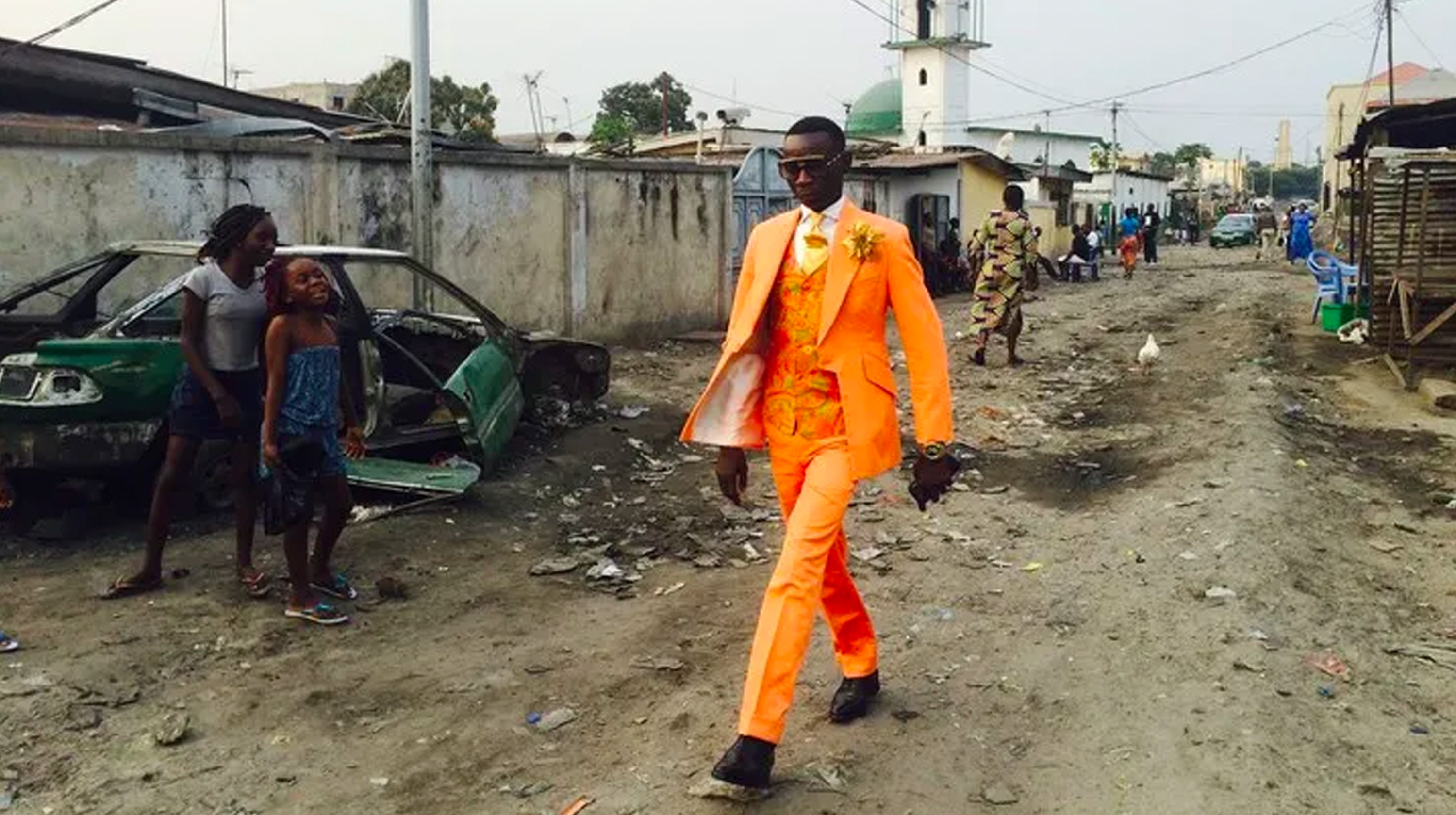 Black Guy In Orange Suit
