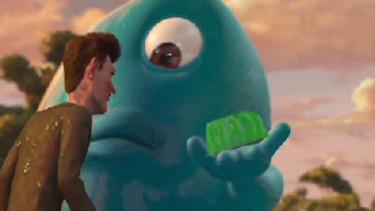 Blob Showing Off Jell-O