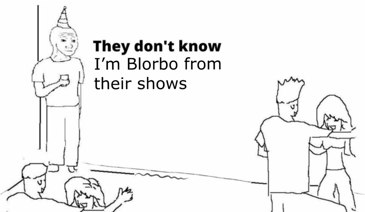Blorbo From My Shows Meme Template