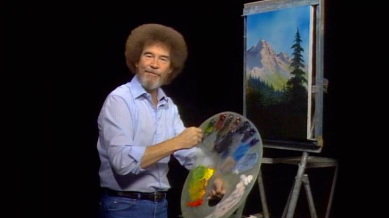 Bob Ross Meme Template