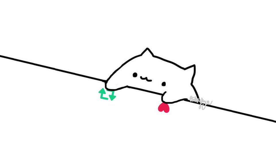 Bongo Cat Hitting the Like and Retweet Buttons