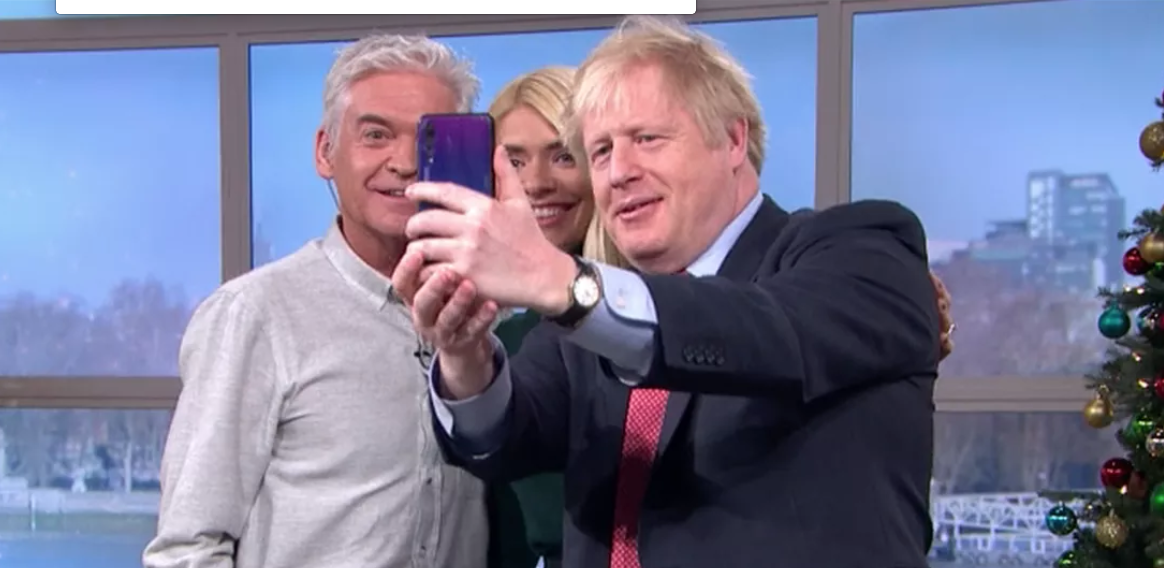 Boris Johnson's "This Morning" Selfie
