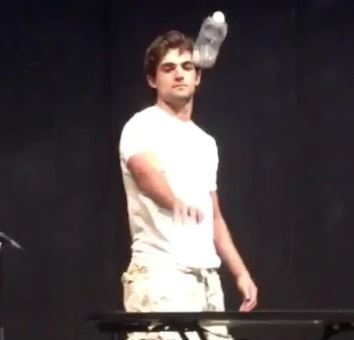 Bottle Flipping Meme Template