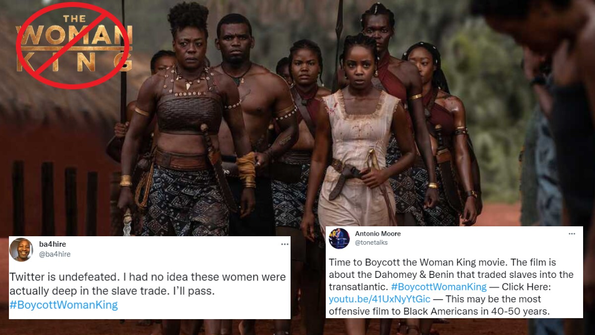 #BoycottWomanKing / Boycott 'Woman King' Meme Template
