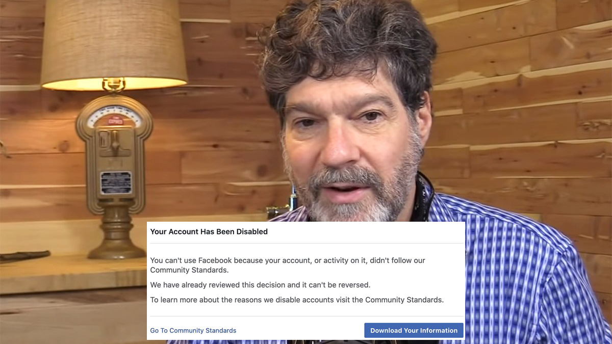 Bret Weinstein 2020 Facebook Ban Meme Template