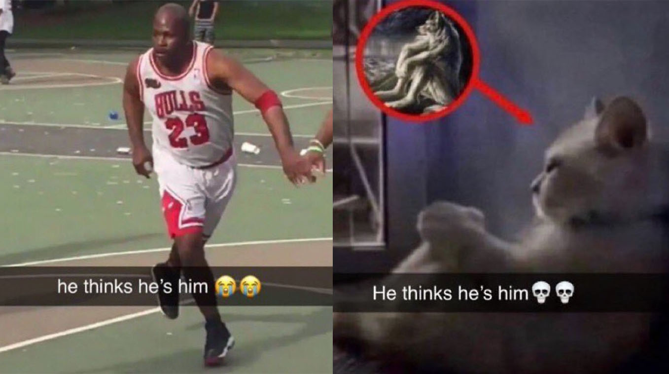 Bro Thinks He's Him / I'm Him Meme Template