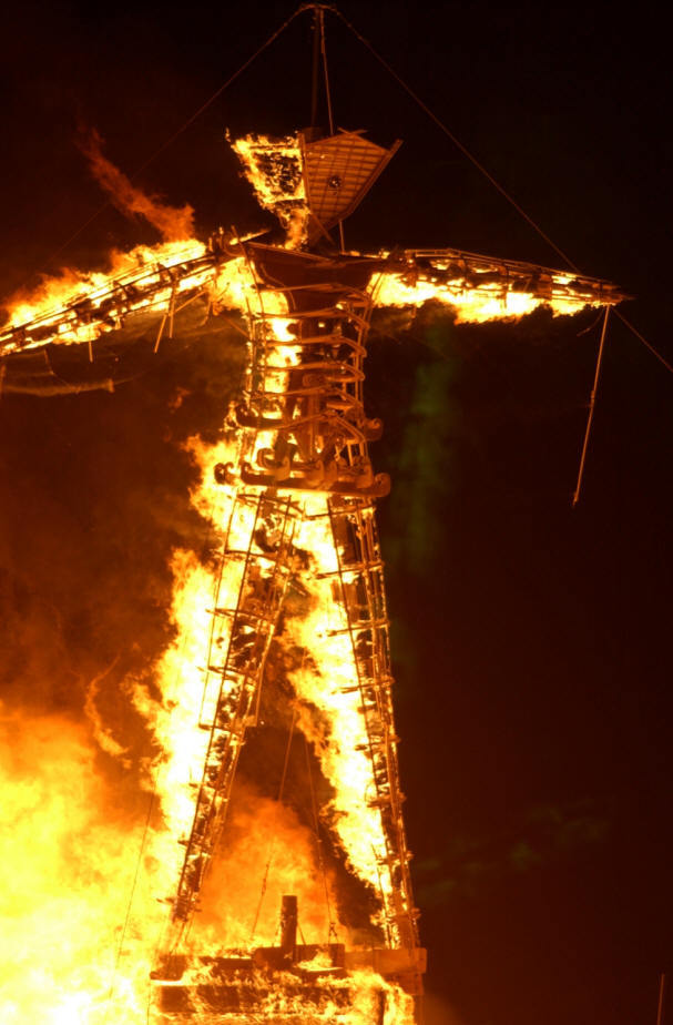 Burning Man Meme Template