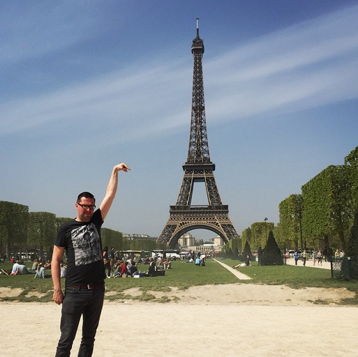 Can Someone Photoshop The Eiffel Tower Under My Finger? Meme Template