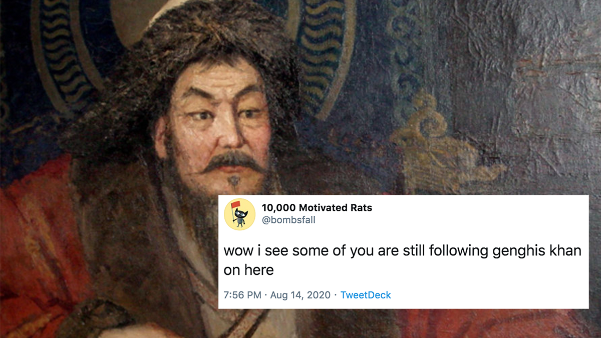 Cancel Genghis Khan Meme Template