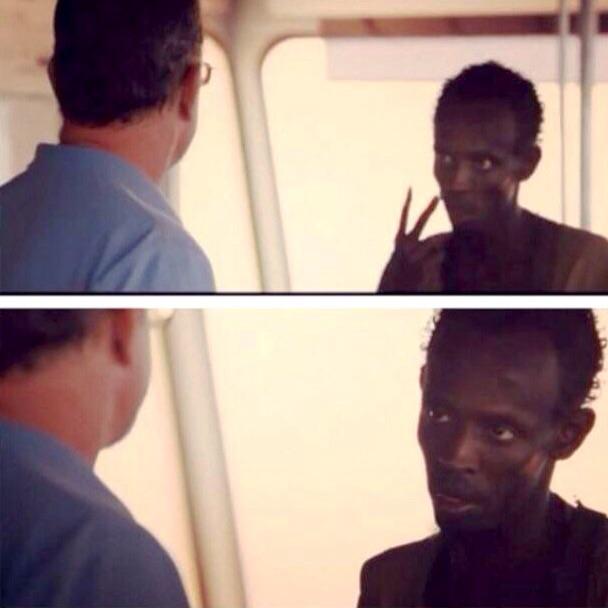 Captain Phillips - I'm The Captain Now Meme Template
