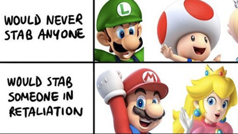 Character Stabbing Chart Meme Template