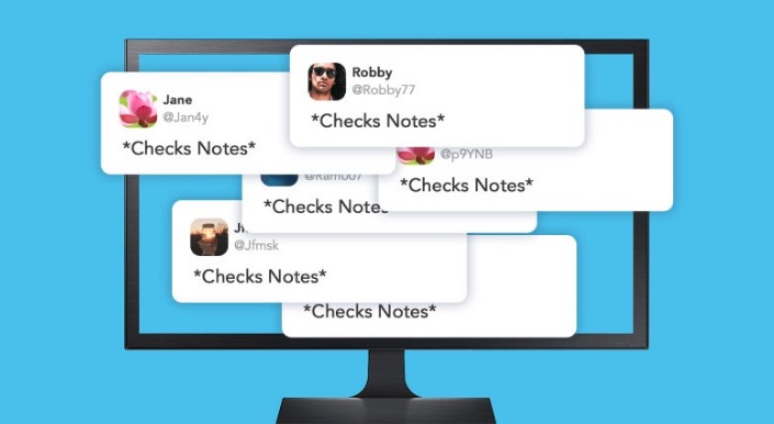 Checks Notes Meme Template