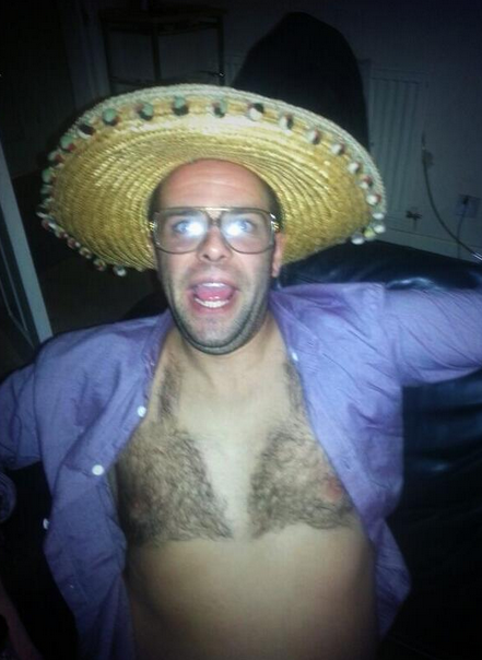 Chest Hair Bikini Meme Template