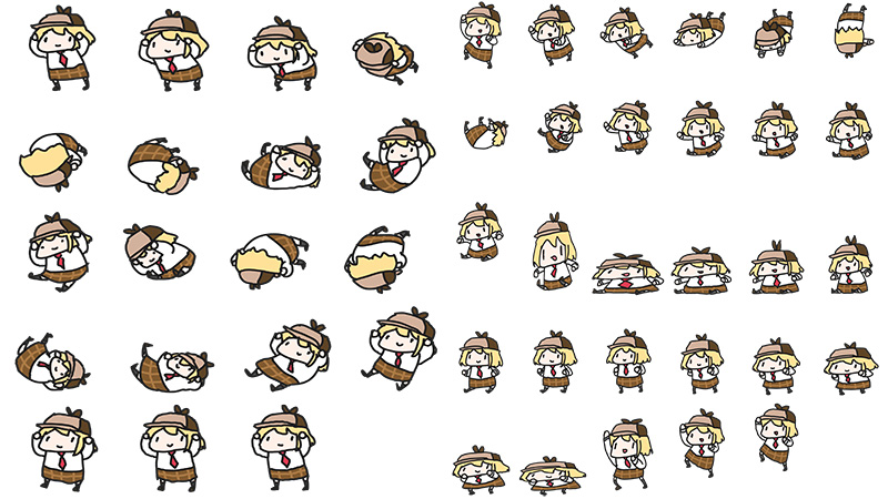 Chibi Amelia / Smol Ame Meme Template