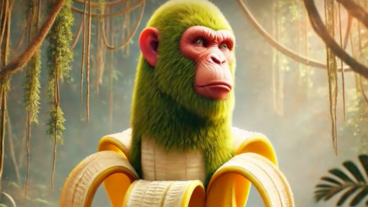 Chimpanzini Bananini (Italian Brainrot) Meme Template