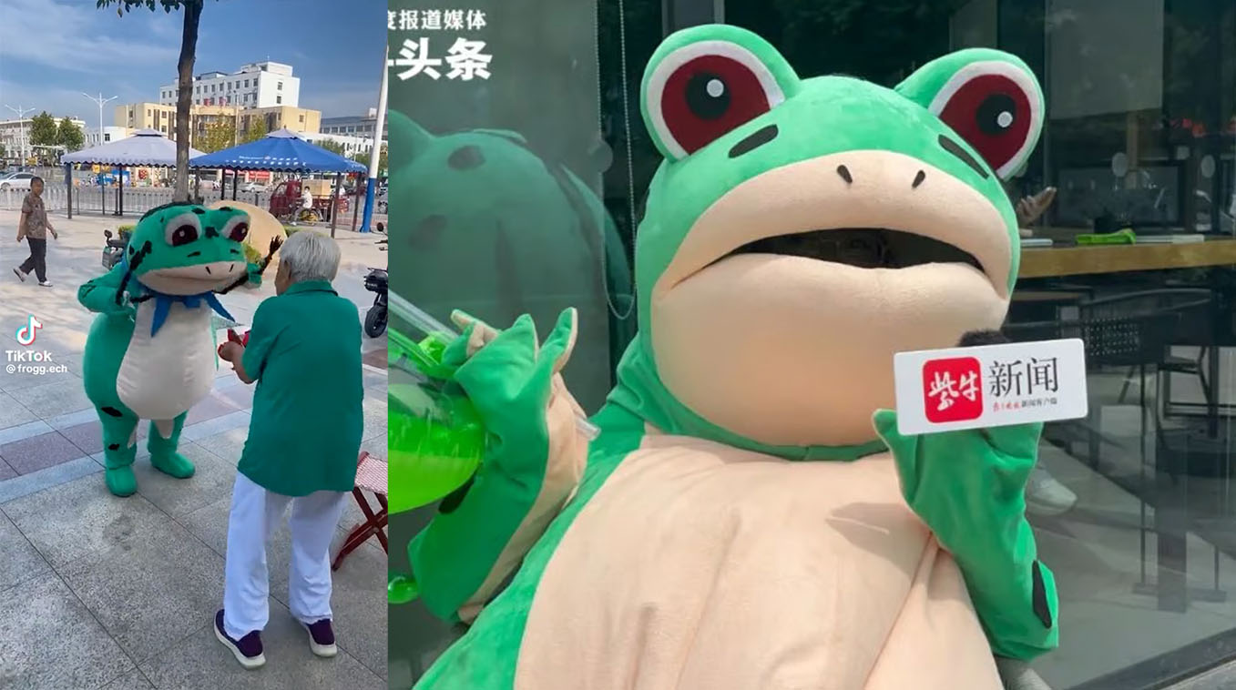 Chinese Frog Mascot