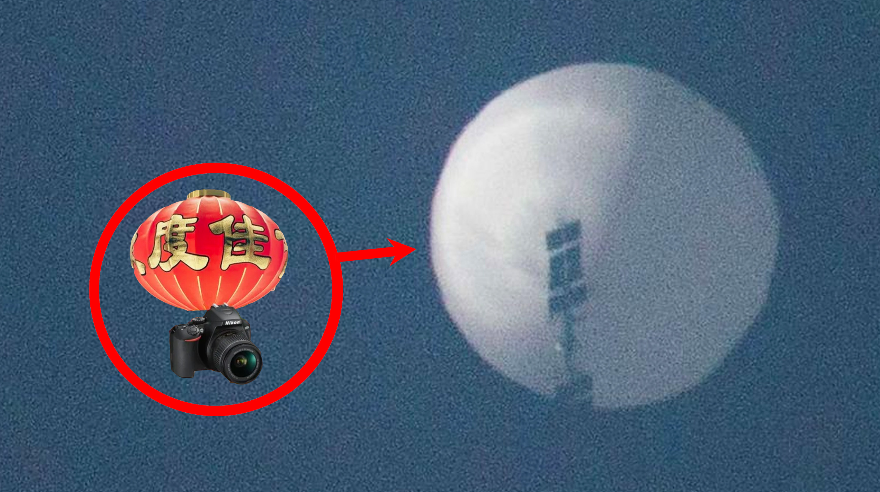Chinese Spy Balloon Meme Template