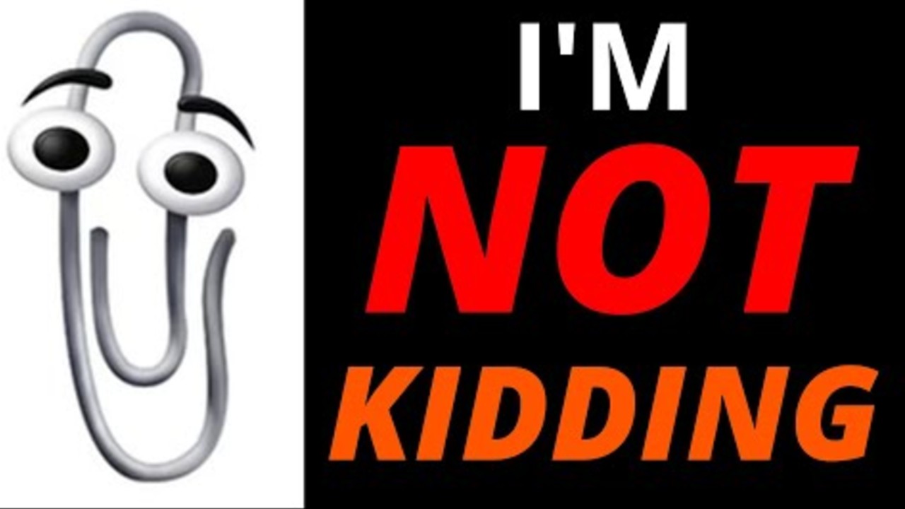 Clippy PFP Movement / Change Your Profile Picture to Clippy Meme Template