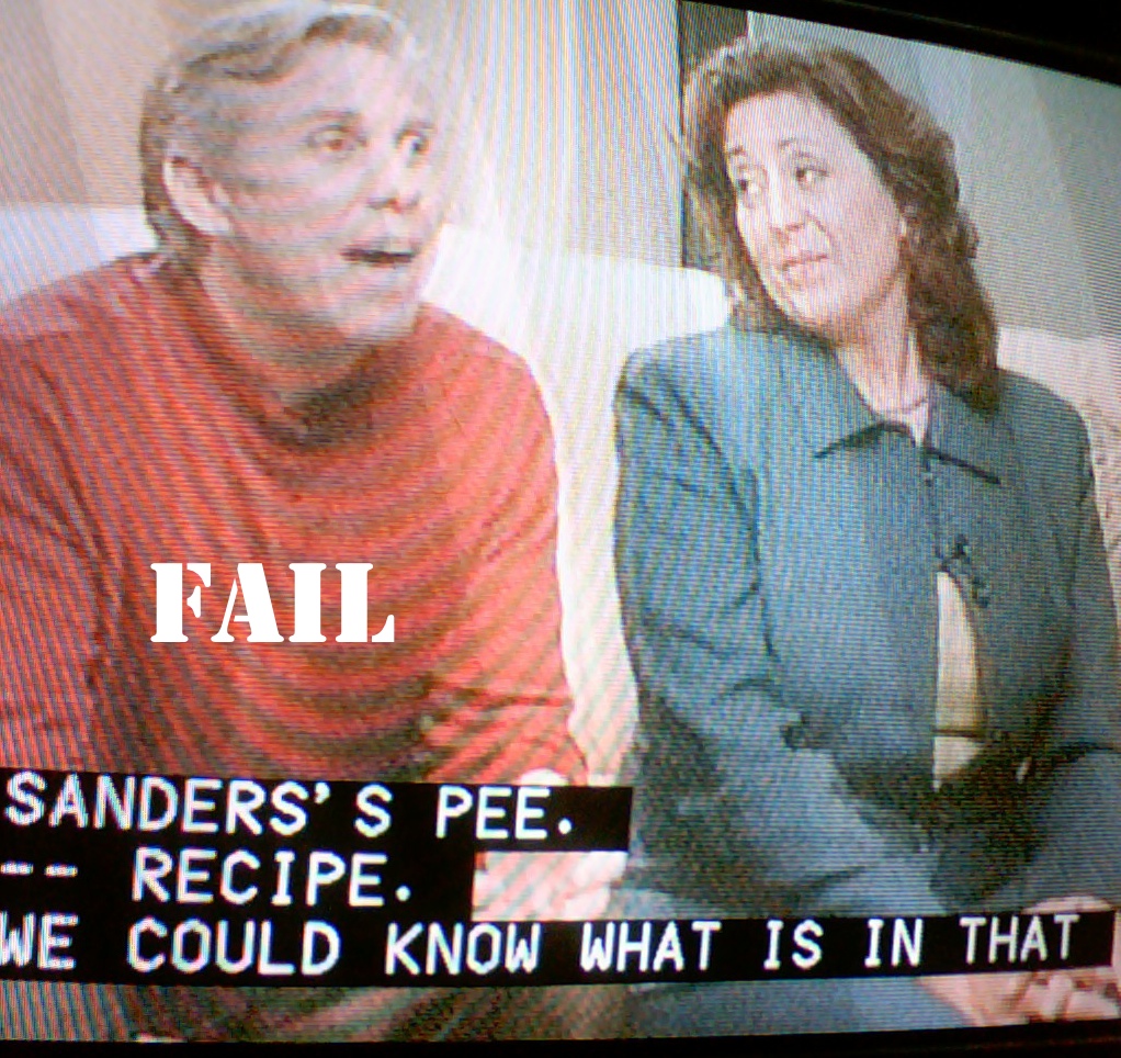 Closed Captioning FAILs Meme Template