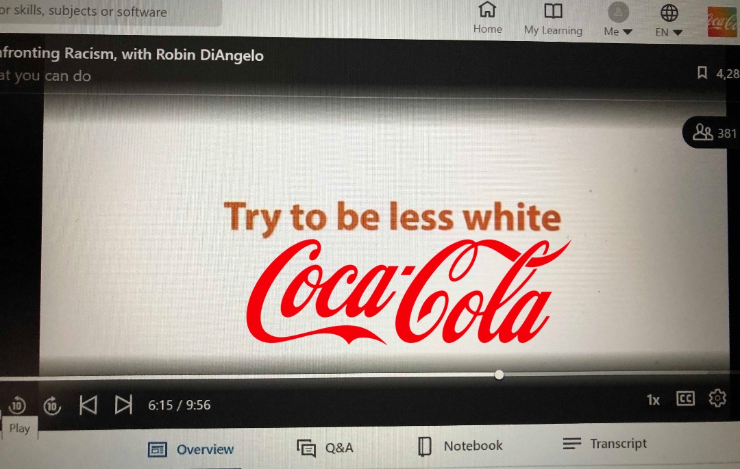 #CocaColaHatesWhitePeople Meme Template