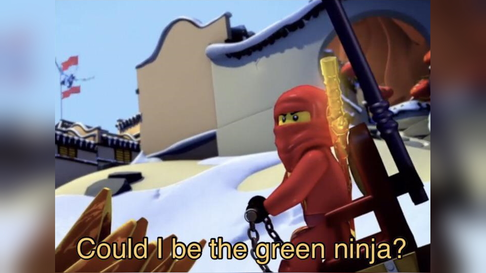 Could I Be The Green Ninja?
