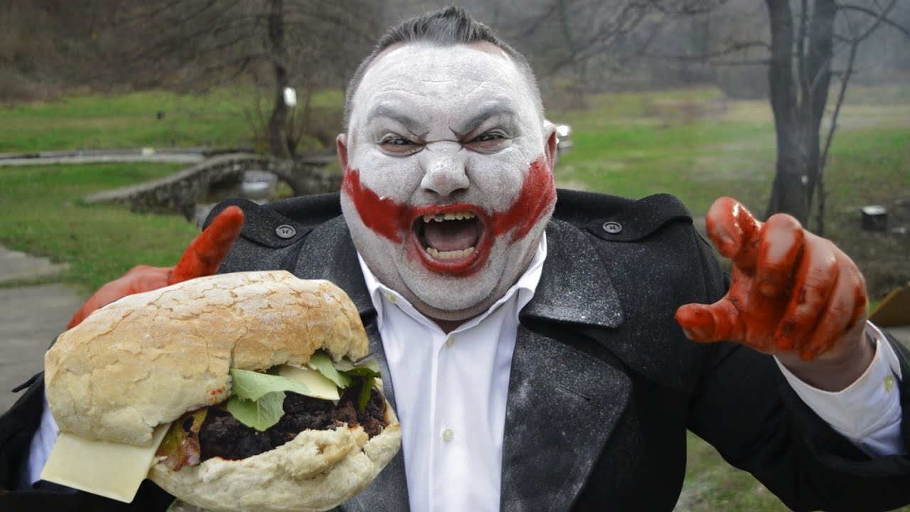 Crazy Hamburger Meme Template