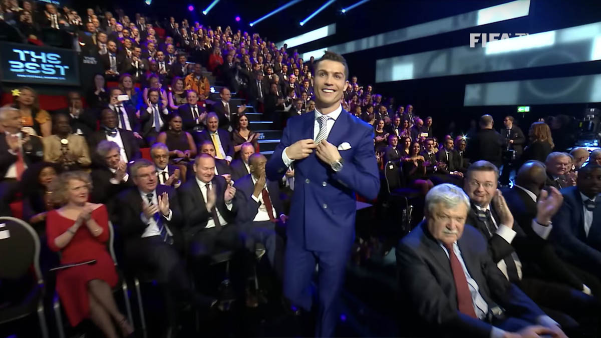 Cristiano Ronaldo Winning Award
