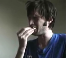 Crying While Eating Meme Template