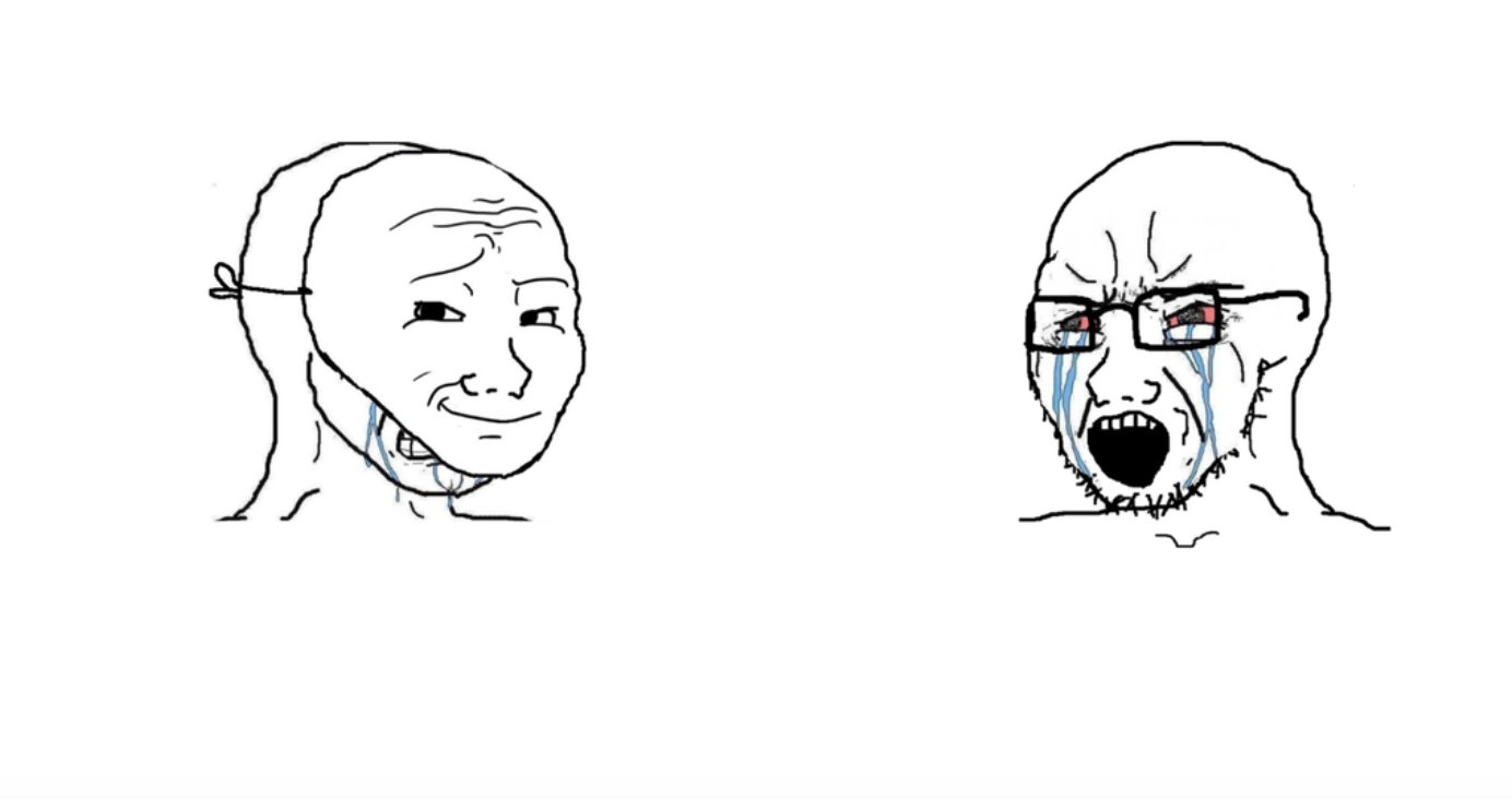 Crying Wojak Meme Template