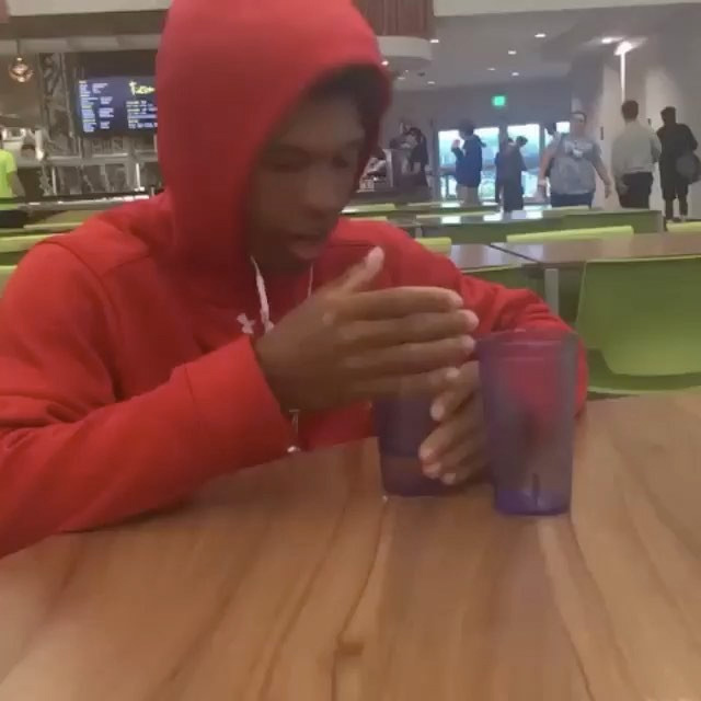 Cup Blowing Challenge Meme Template