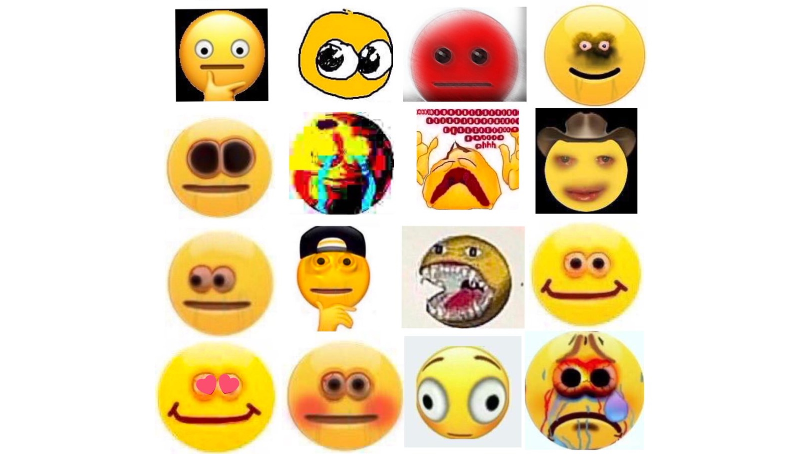 Cursed Emojis Meme Template
