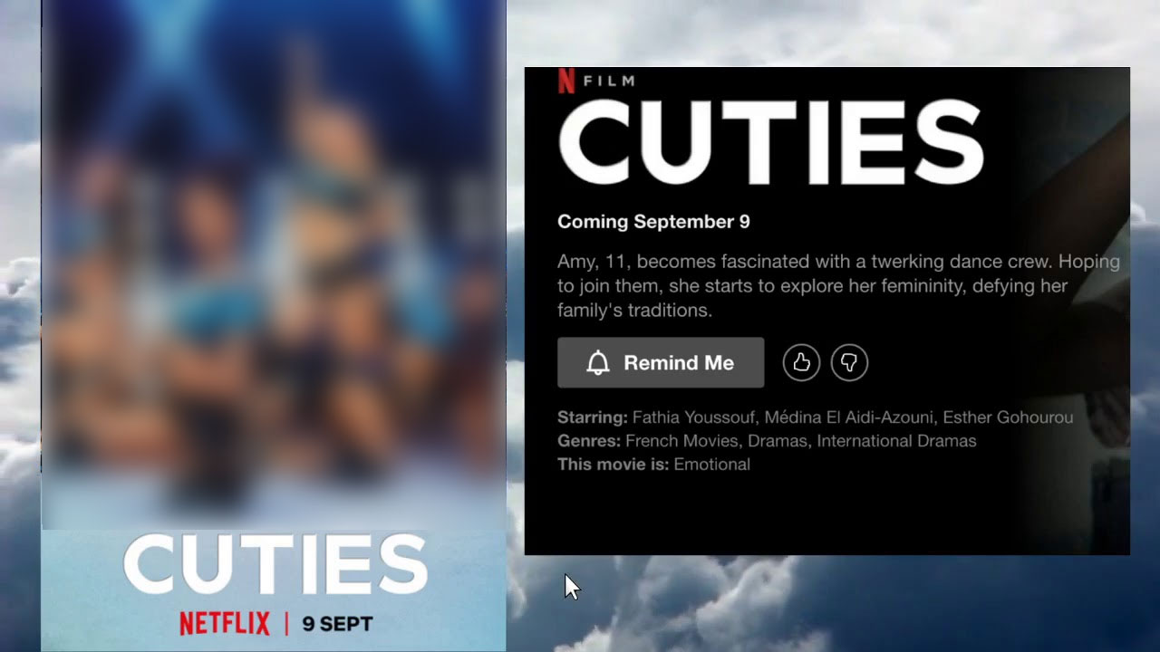 "Cuties" Netflix Controversy Meme Template