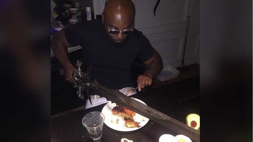 Cutting Food With a Sword