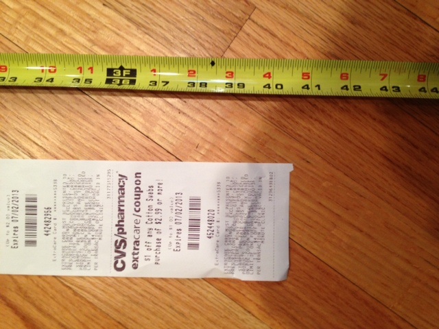 CVS Receipts Meme Template